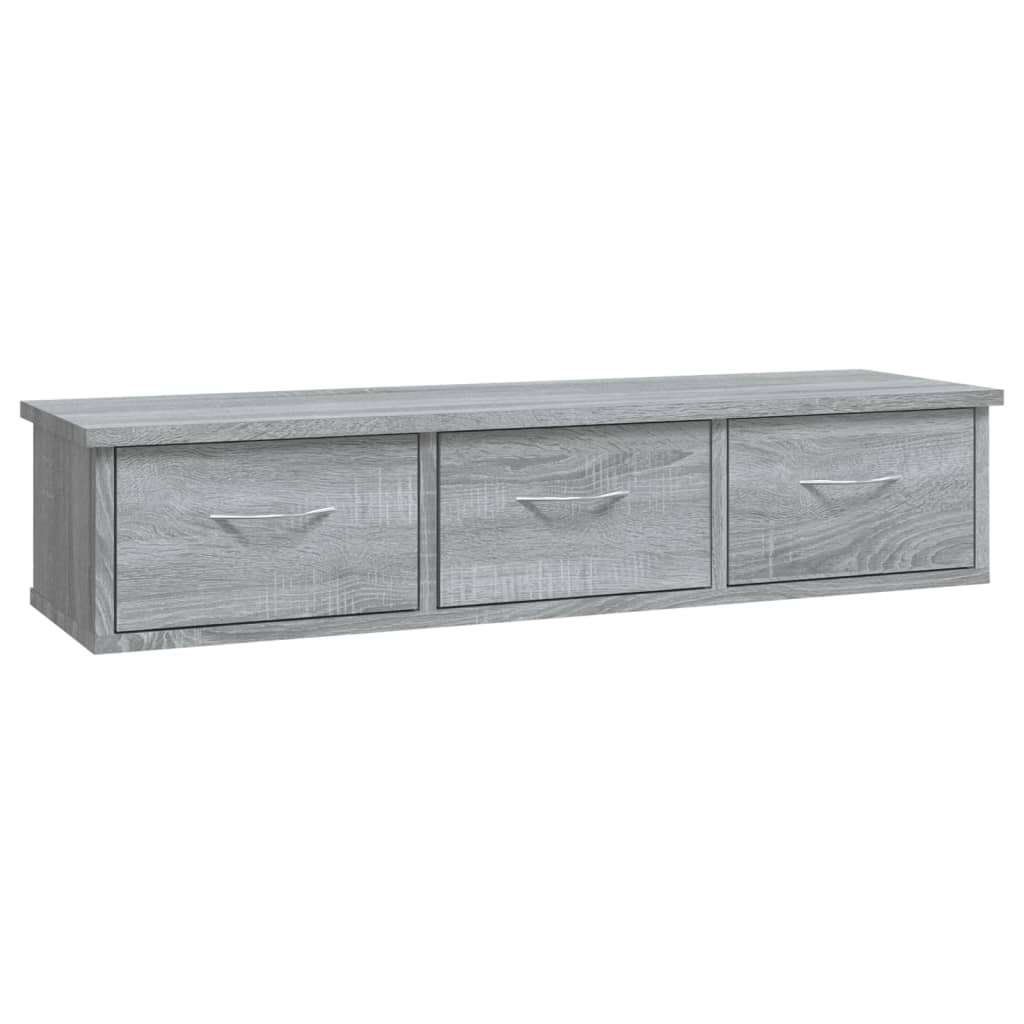 TV-seinäkaappi harmaa Sonoma 88x26x18,5 cm tekninen puu - Sisustajankoti.fi