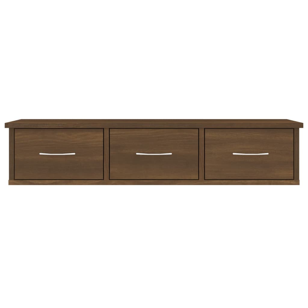 TV-seinäkaappi ruskea tammi 88x26x18,5 cm tekninen puu - Sisustajankoti.fi