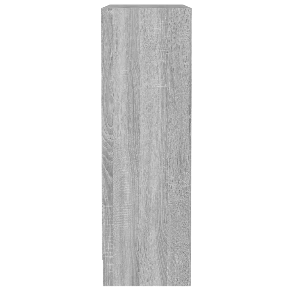 Kirjahylly harmaa Sonoma 60x24x74,5 cm tekninen puu - Sisustajankoti.fi