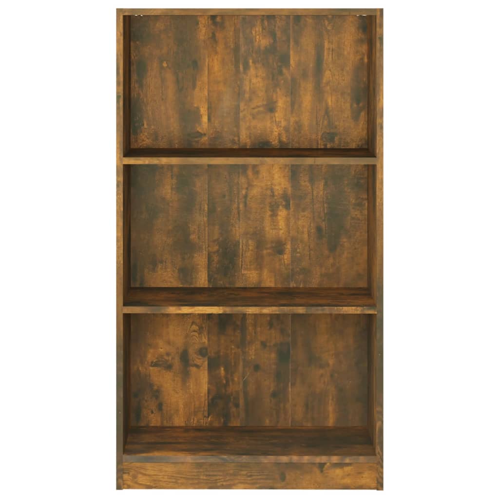 Kirjahylly savutammi 60x24x109 cm tekninen puu - Sisustajankoti.fi
