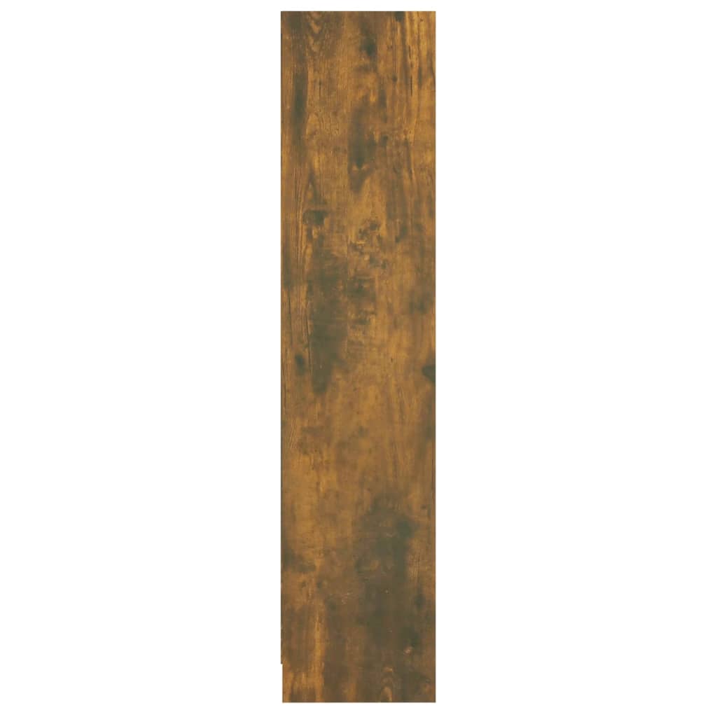Kirjahylly savutammi 60x24x109 cm tekninen puu - Sisustajankoti.fi