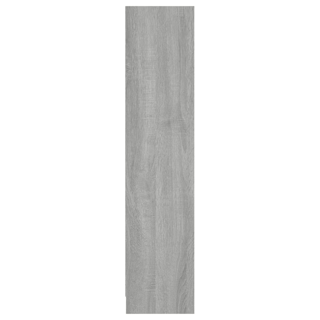 Kirjahylly harmaa Sonoma 60x24x109 cm tekninen puu - Sisustajankoti.fi