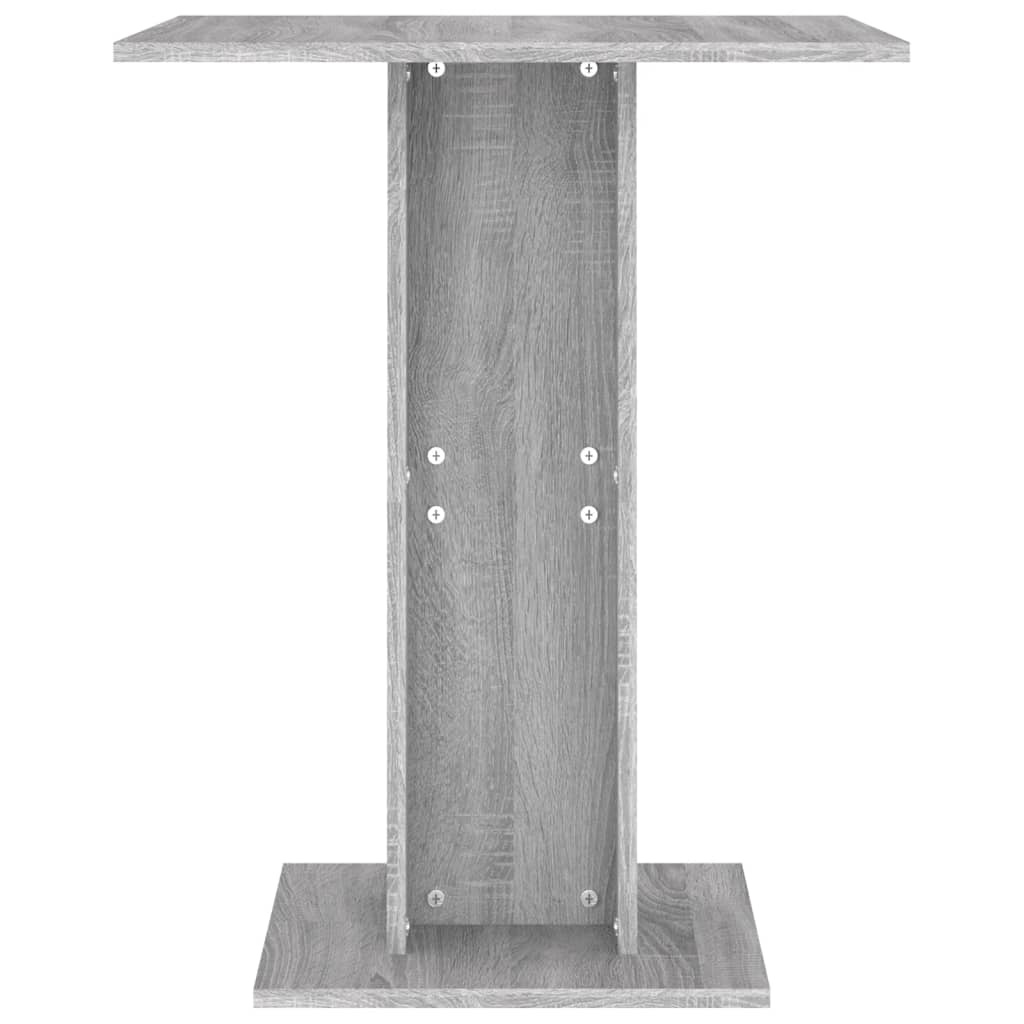 Bistropöytä harmaa Sonoma 60x60x75 cm tekninen puu - Sisustajankoti.fi