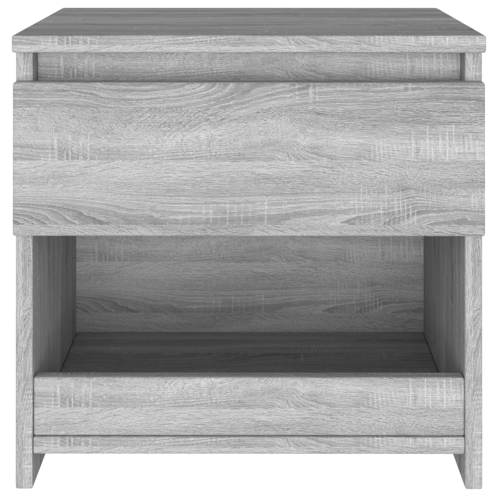 Yöpöydät 2 kpl harmaa sonoma 40x30x39 cm tekninen puu - Sisustajankoti.fi