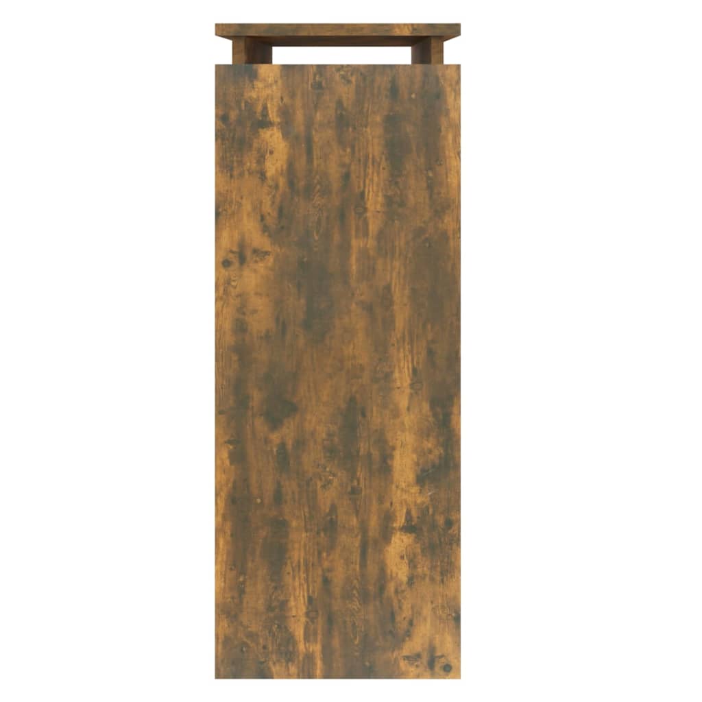 Konsolipöytä savutammi 80x30x80 cm tekninen puu - Sisustajankoti.fi