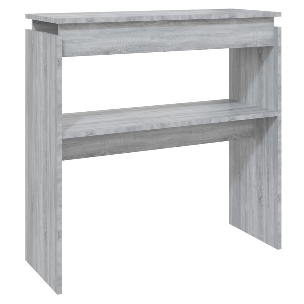 Konsolipöytä harmaa Sonoma 80x30x80 cm tekninen puu - Sisustajankoti.fi