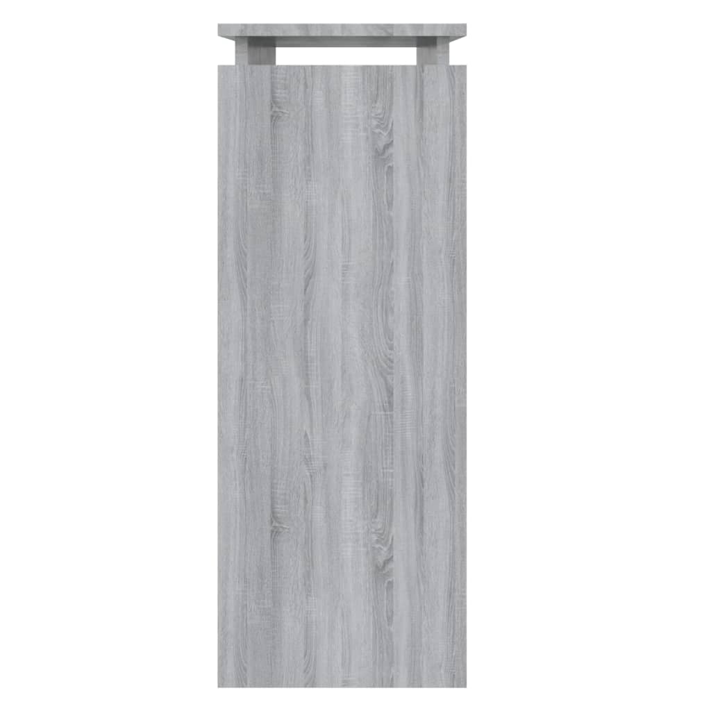 Konsolipöytä harmaa Sonoma 80x30x80 cm tekninen puu - Sisustajankoti.fi