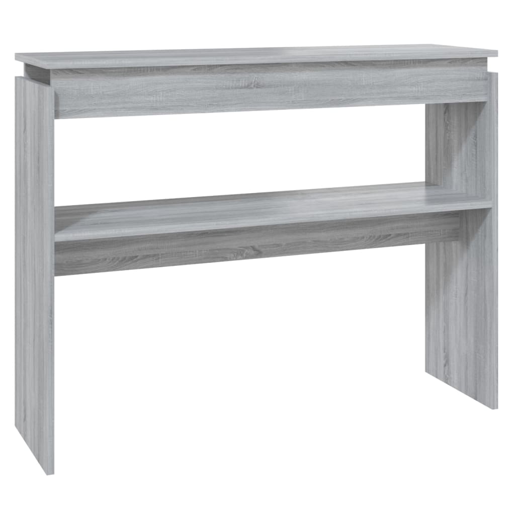 Konsolipöytä harmaa Sonoma 102x30x80 cm tekninen puu - Sisustajankoti.fi