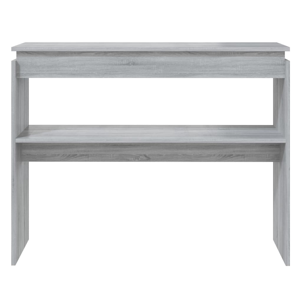 Konsolipöytä harmaa Sonoma 102x30x80 cm tekninen puu - Sisustajankoti.fi