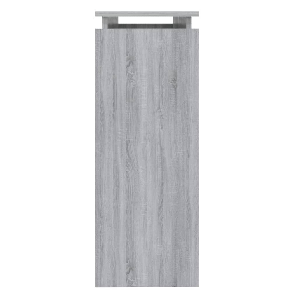 Konsolipöytä harmaa Sonoma 102x30x80 cm tekninen puu - Sisustajankoti.fi