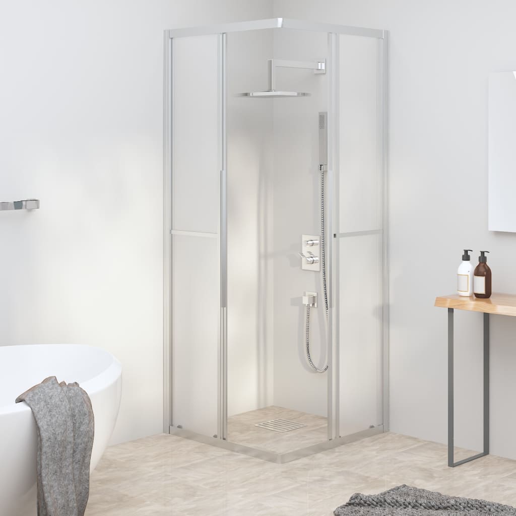 Suihkukaappi huurrettu ESG 70x70x180 cm - Sisustajankoti.fi