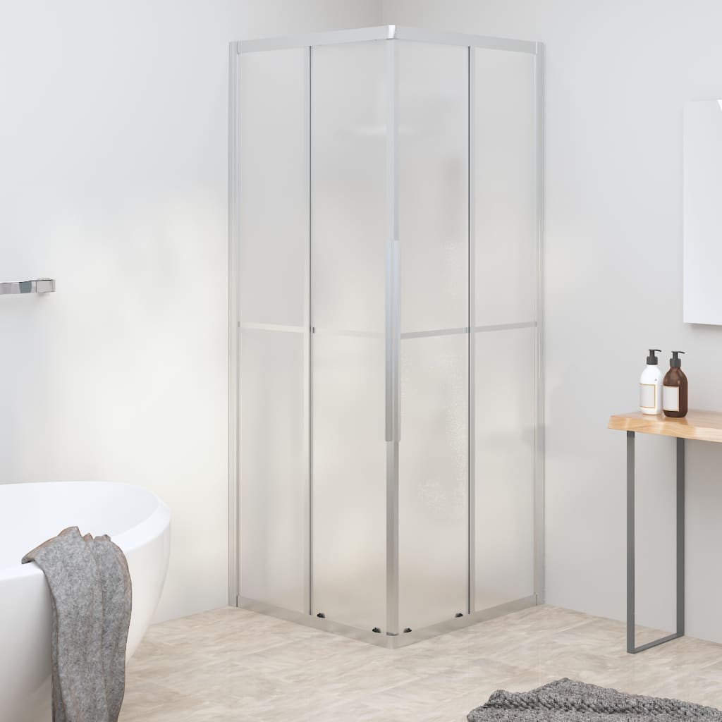 Suihkukaappi huurrettu ESG 80x80x180 cm - Sisustajankoti.fi