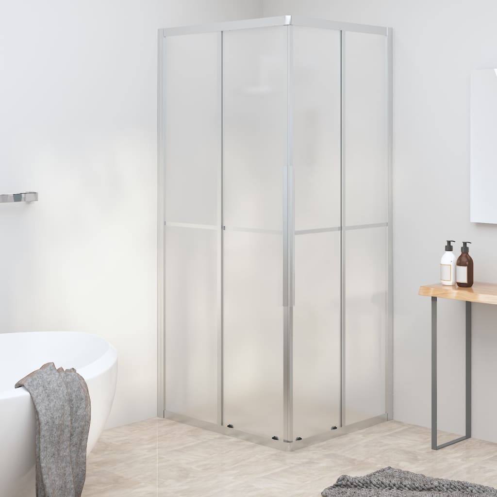 Suihkukaappi huurrettu ESG 90x70x180 cm - Sisustajankoti.fi