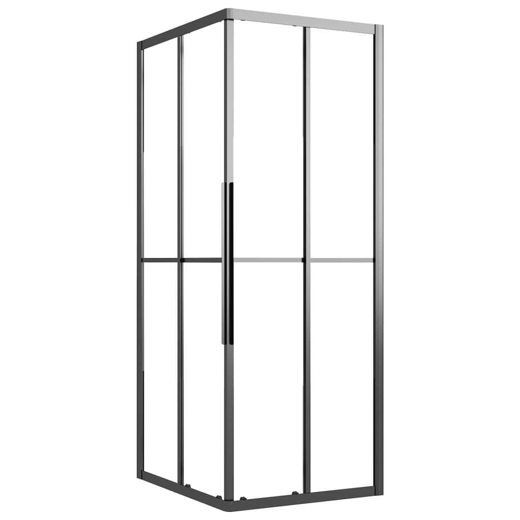 Suihkukaappi puolihuurrettu ESG 80x70x180 cm musta - Sisustajankoti.fi
