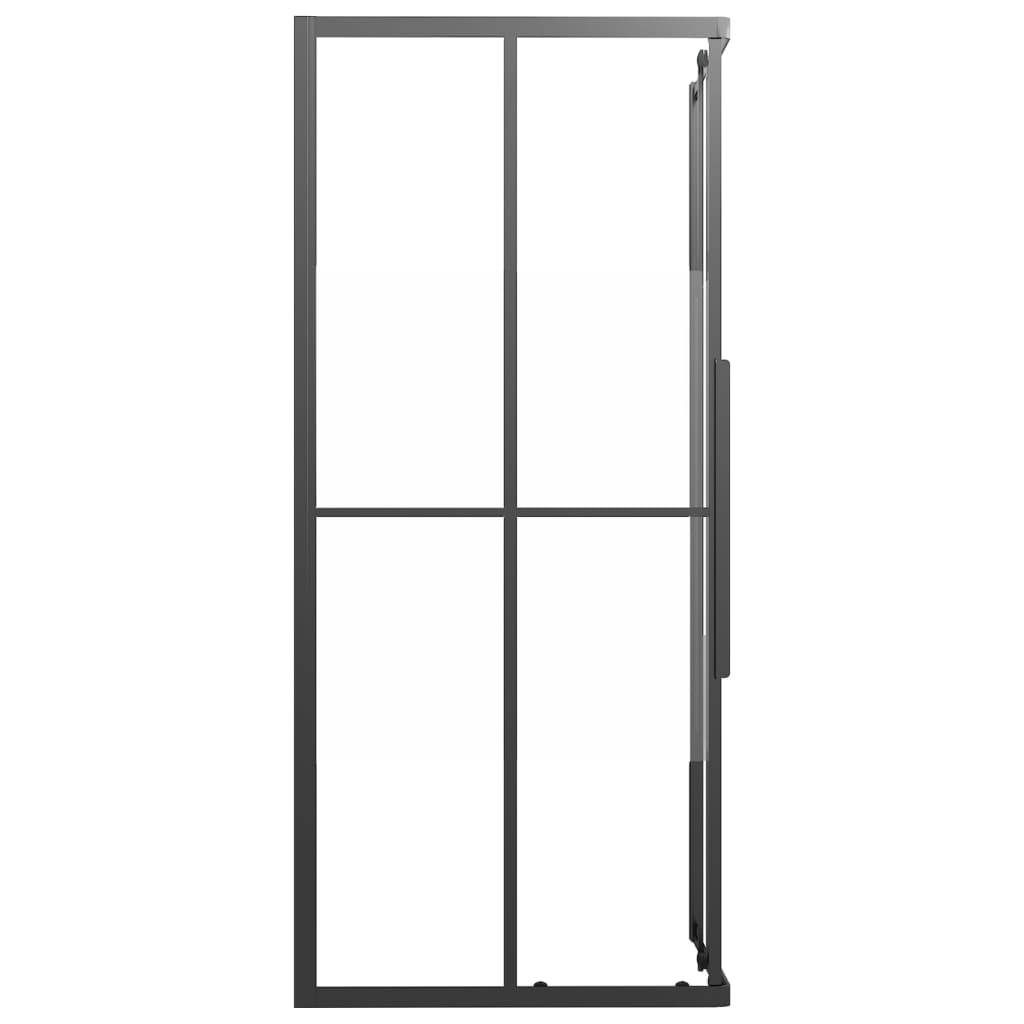Suihkukaappi puolihuurrettu ESG 80x70x180 cm musta - Sisustajankoti.fi