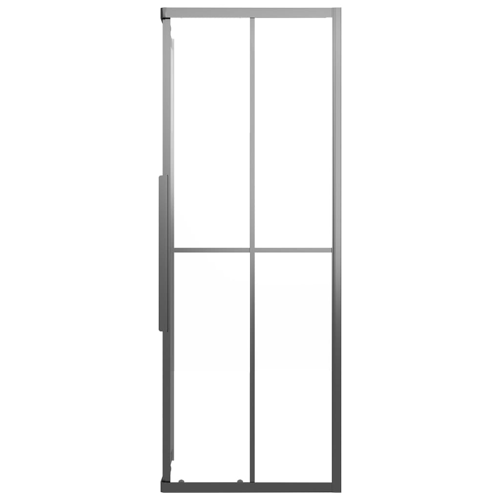 Suihkukaappi huurrettu ESG 70x70x180 cm musta - Sisustajankoti.fi