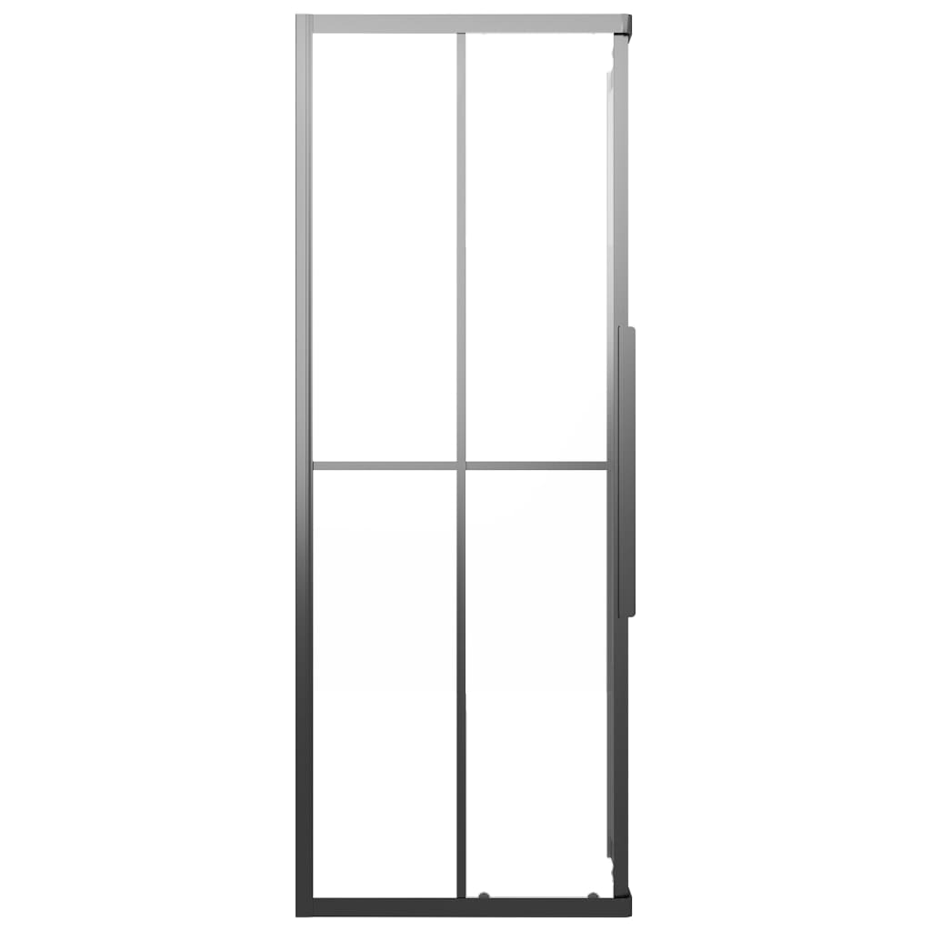 Suihkukaappi huurrettu ESG 70x70x180 cm musta - Sisustajankoti.fi