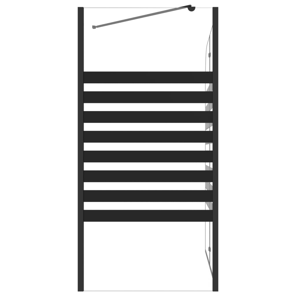 Suihkuseinä raidallinen 120x68x130 cm karkaistu lasi - Sisustajankoti.fi