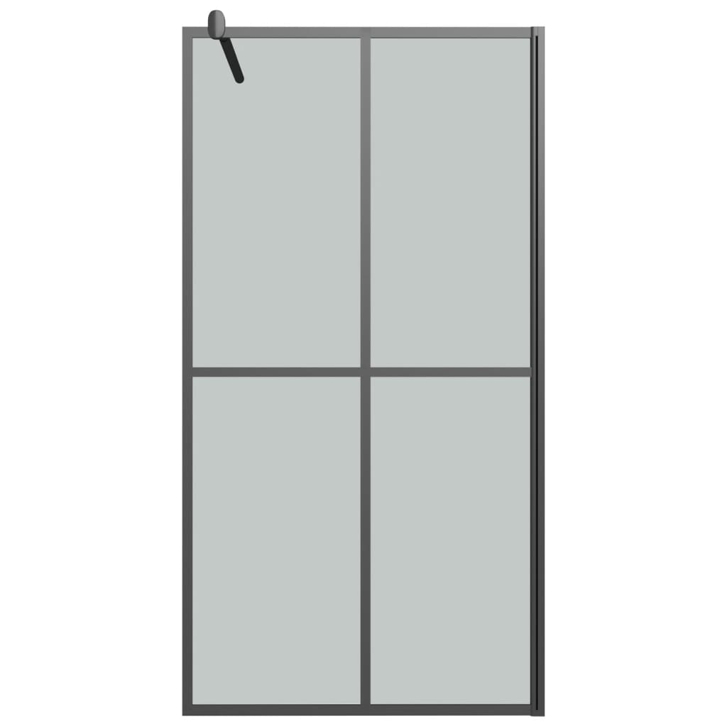 Walk-in suihkuseinäke 100x195 cm tumma karkaistu lasi - Sisustajankoti.fi
