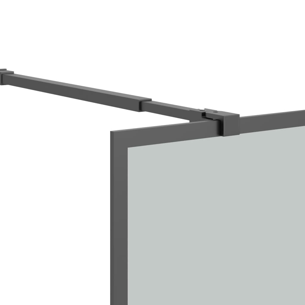 Walk-in suihkuseinäke 100x195 cm tumma karkaistu lasi - Sisustajankoti.fi