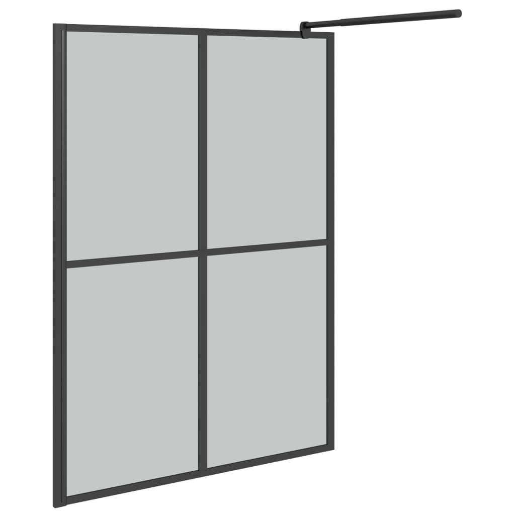 Walk-in suihkuseinäke 145x195 cm tumma karkaistu lasi - Sisustajankoti.fi