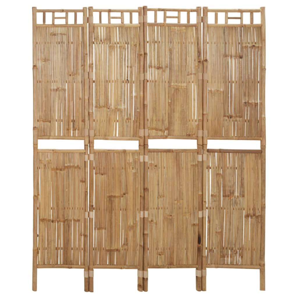 4-paneelinen tilanjakaja bambu 160x180 cm - Sisustajankoti.fi