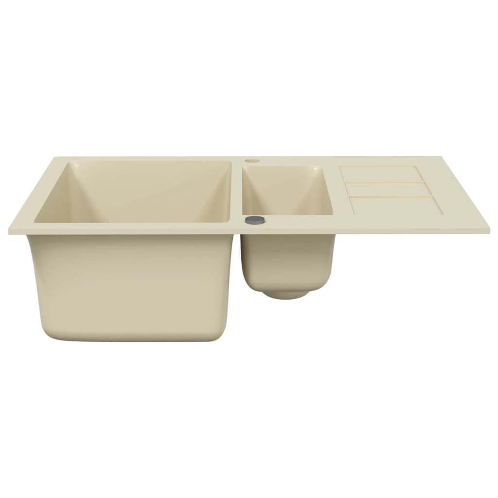 Keittiön tuplapesuallas graniitti beige - Sisustajankoti.fi