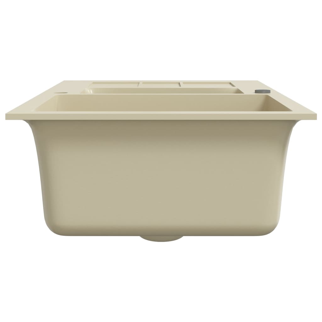 Keittiön tuplapesuallas graniitti beige - Sisustajankoti.fi