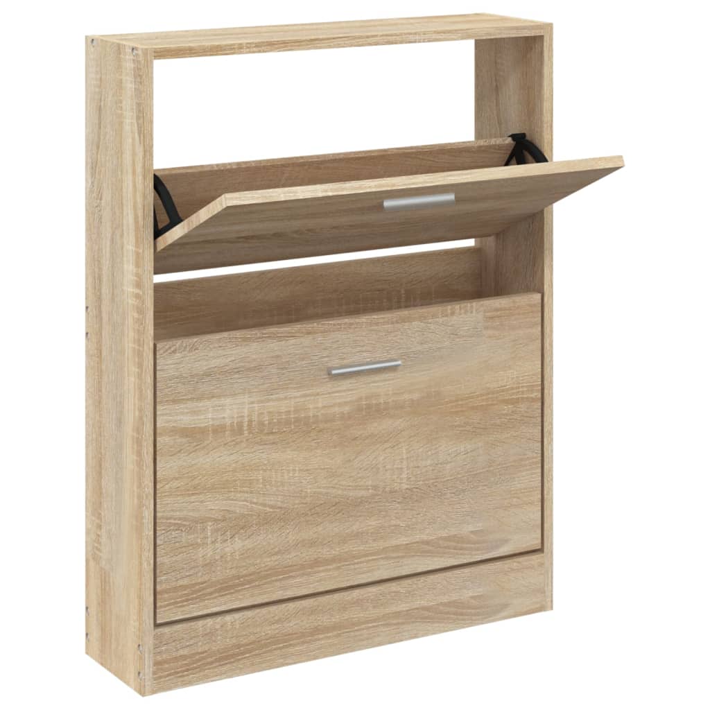 Kenkäkaappi tammi 59x17x81 cm tekninen puu - Sisustajankoti.fi