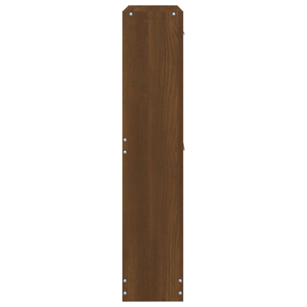 Kenkäkaappi ruskea tammi 59x17x81 cm tekninen puu - Sisustajankoti.fi