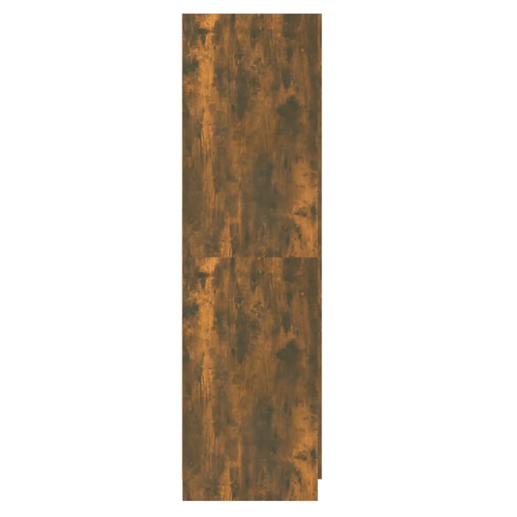 Vaatekaappi savutammi 80x52x180 cm tekninen puu - Sisustajankoti.fi