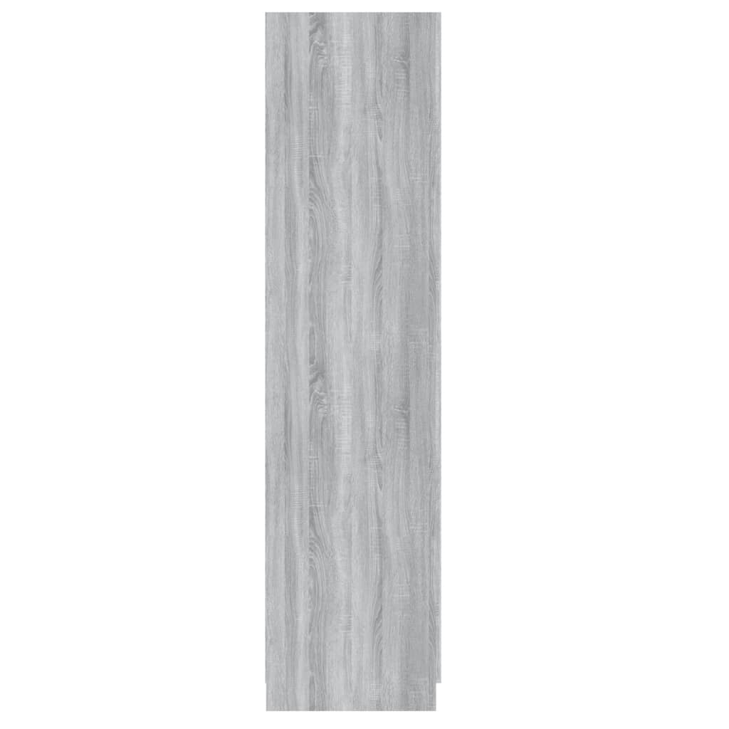 Vaatekaappi harmaa Sonoma 90x52x200 cm tekninen puu - Sisustajankoti.fi