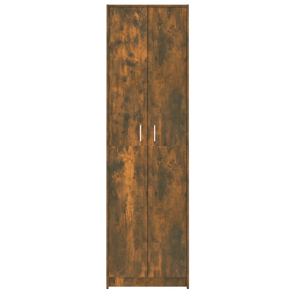Eteisen vaatekaappi savutammi 55x25x189 cm tekninen puu - Sisustajankoti.fi