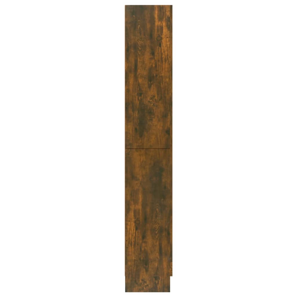 Vitriinikaappi savutammi 82,5x30,5x185,5 cm tekninen puu - Sisustajankoti.fi