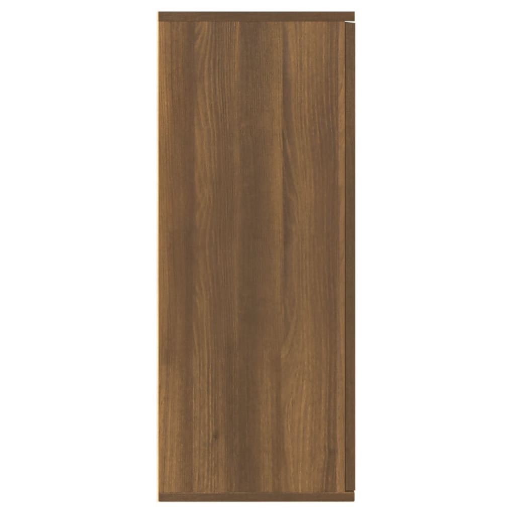 Senkki ruskea tammi 105x30x75 cm tekninen puu - Sisustajankoti.fi