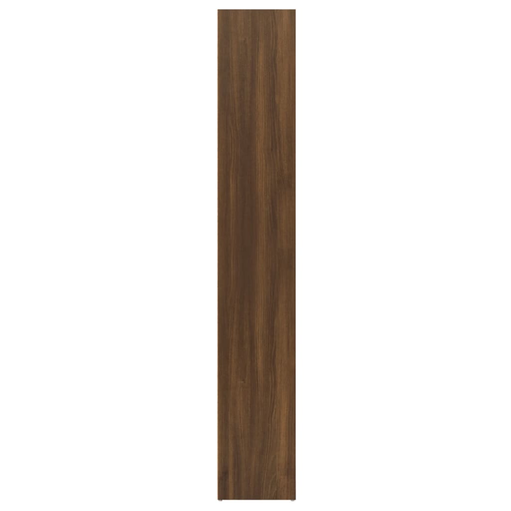 Kirjahylly ruskea tammi 40x30x189 cm tekninen puu - Sisustajankoti.fi