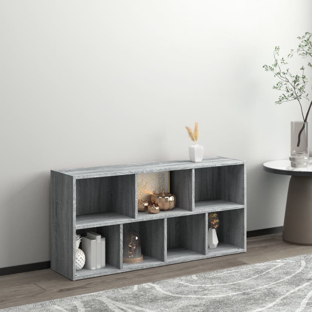 Kirjahylly harmaa Sonoma 50x25x106 cm - Sisustajankoti.fi