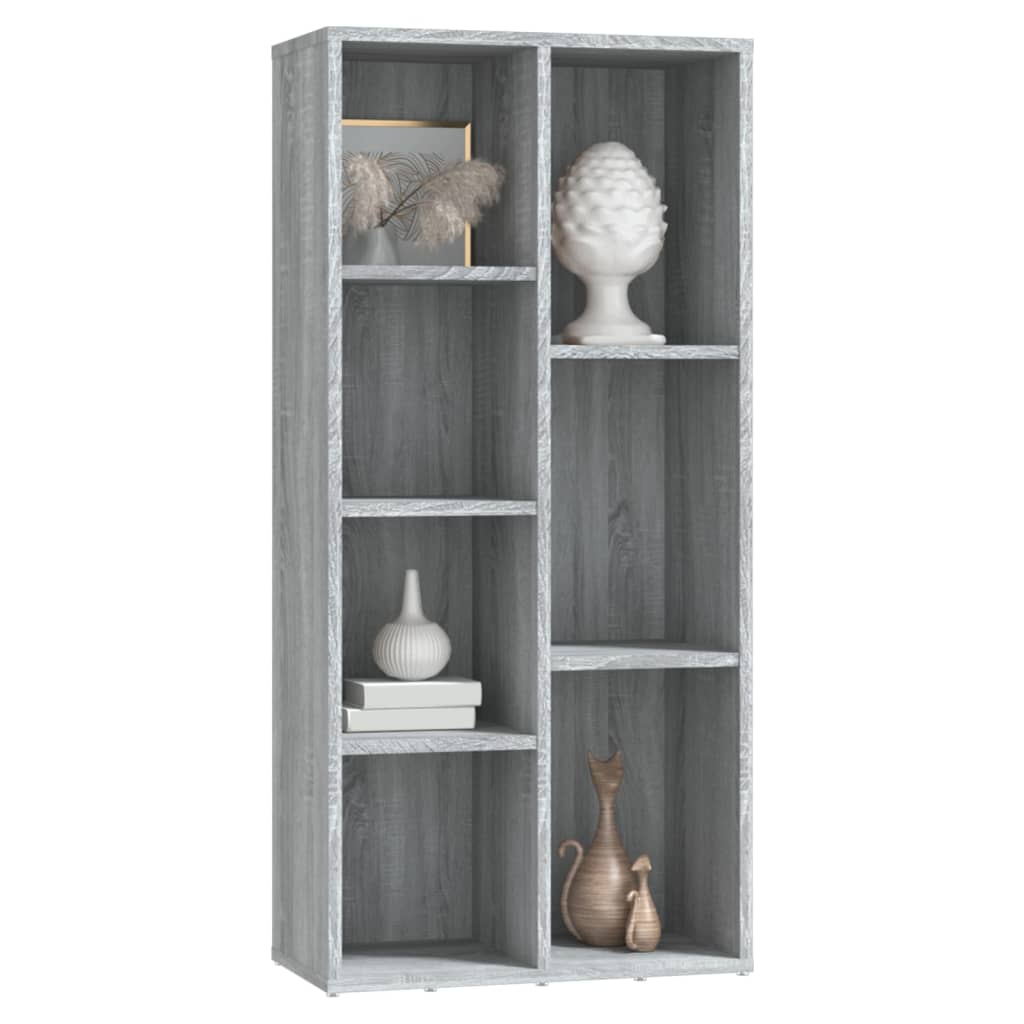 Kirjahylly harmaa Sonoma 50x25x106 cm - Sisustajankoti.fi
