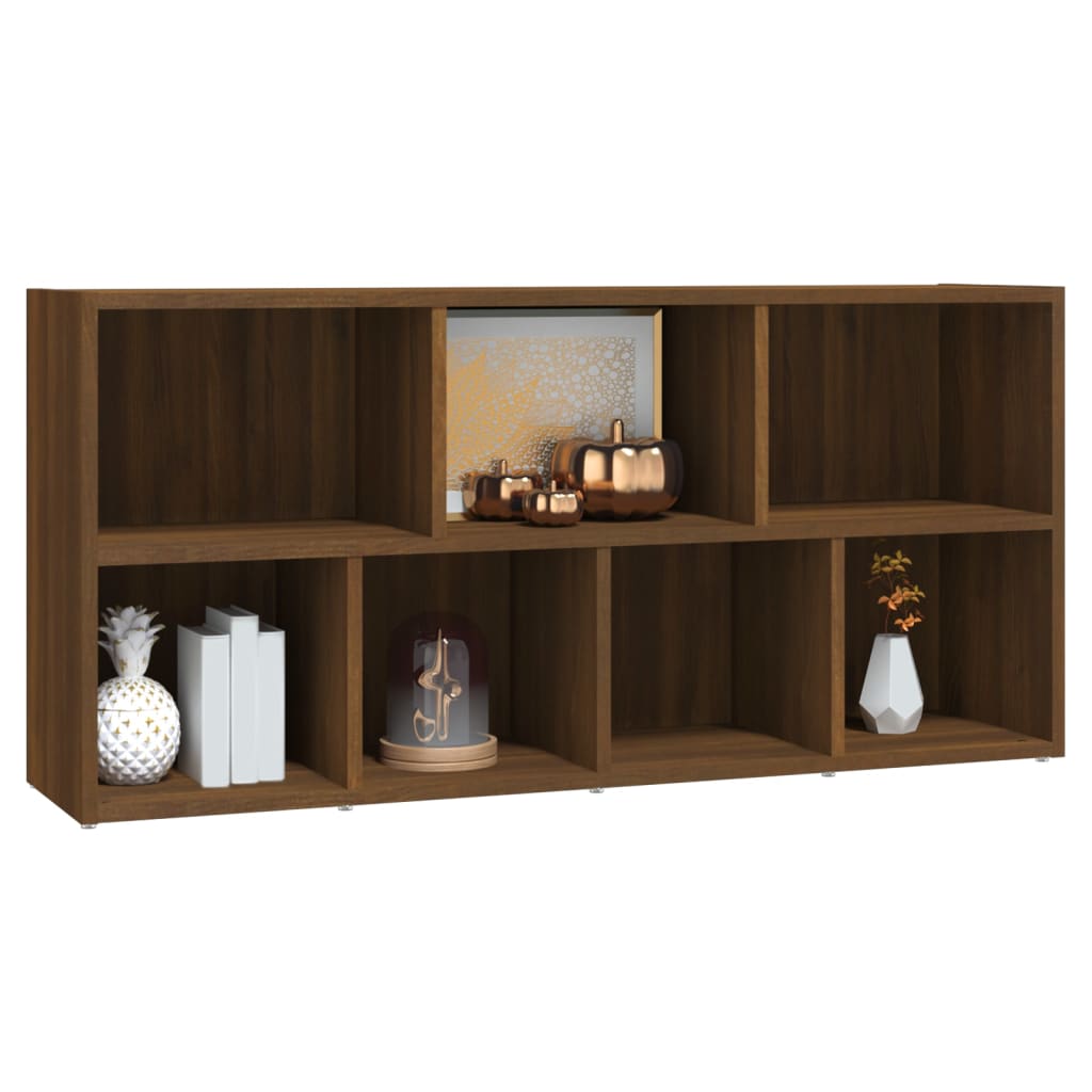 Kirjahylly ruskea tammi 50x25x106 cm - Sisustajankoti.fi