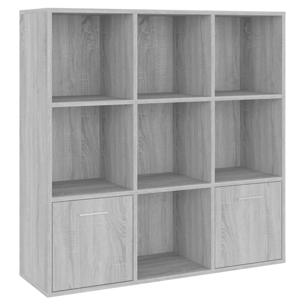 Kirjahylly harmaa Sonoma 98x30x98 cm - Sisustajankoti.fi