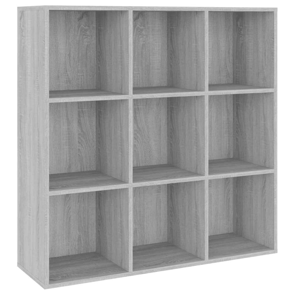 Kirjahylly harmaa Sonoma 98x30x98 cm - Sisustajankoti.fi