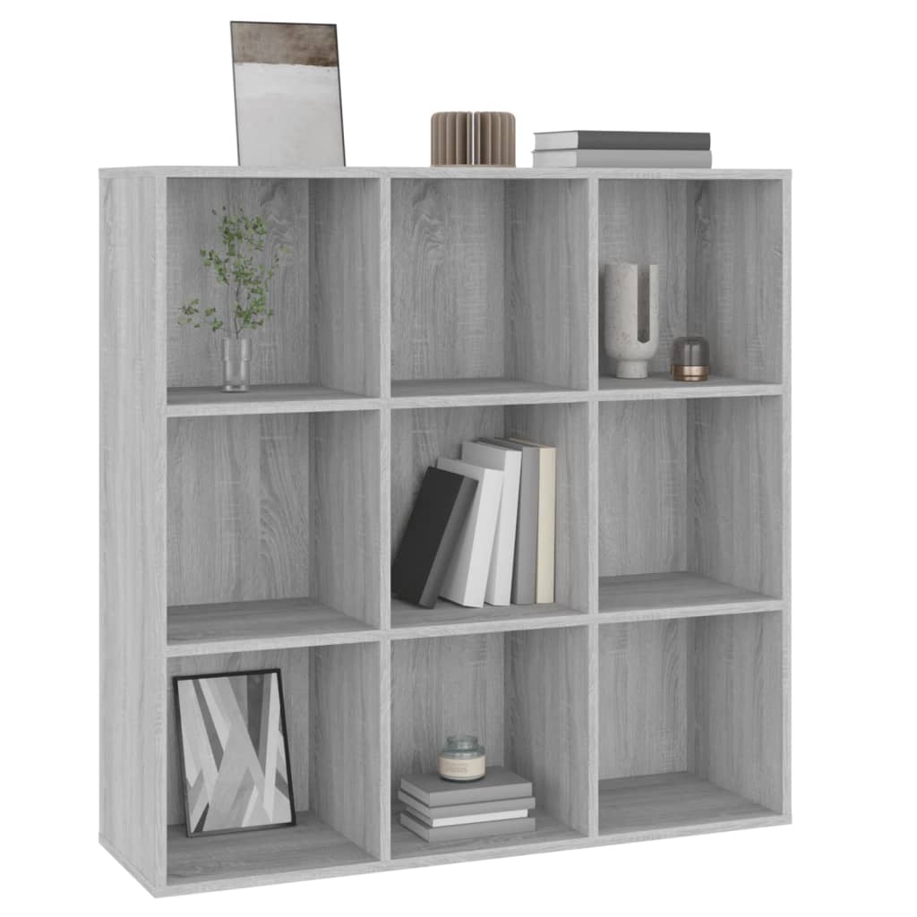 Kirjahylly harmaa Sonoma 98x30x98 cm - Sisustajankoti.fi