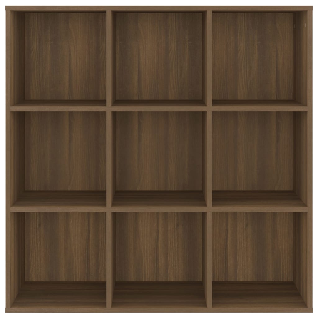 Kirjahylly ruskea tammi 98x30x98 cm - Sisustajankoti.fi
