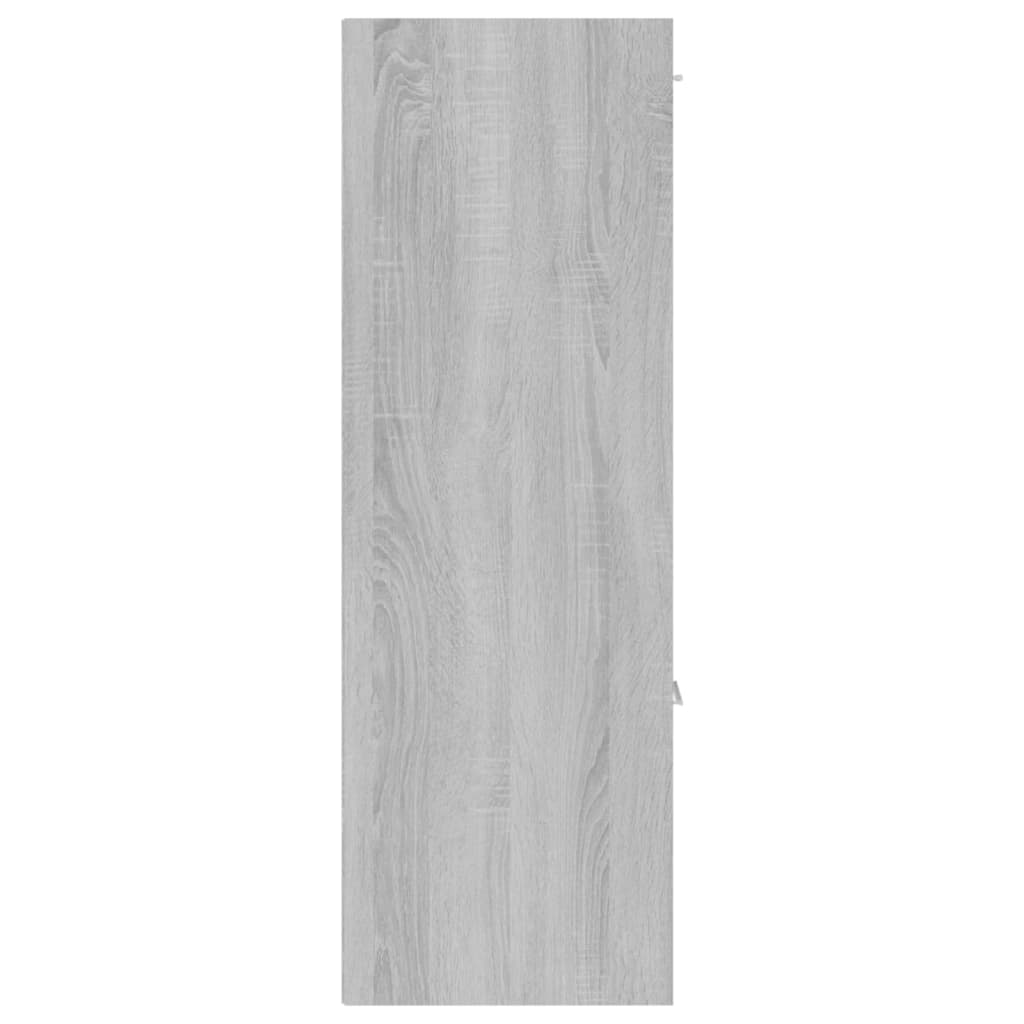 Säilytyskaappi harmaa Sonoma 60x29,5x90 cm - Sisustajankoti.fi