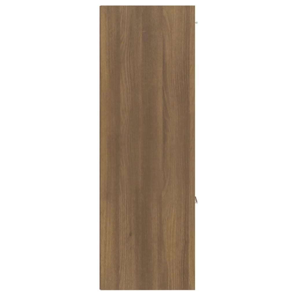 Säilytyskaappi ruskea tammi 60x29,5x90 cm - Sisustajankoti.fi