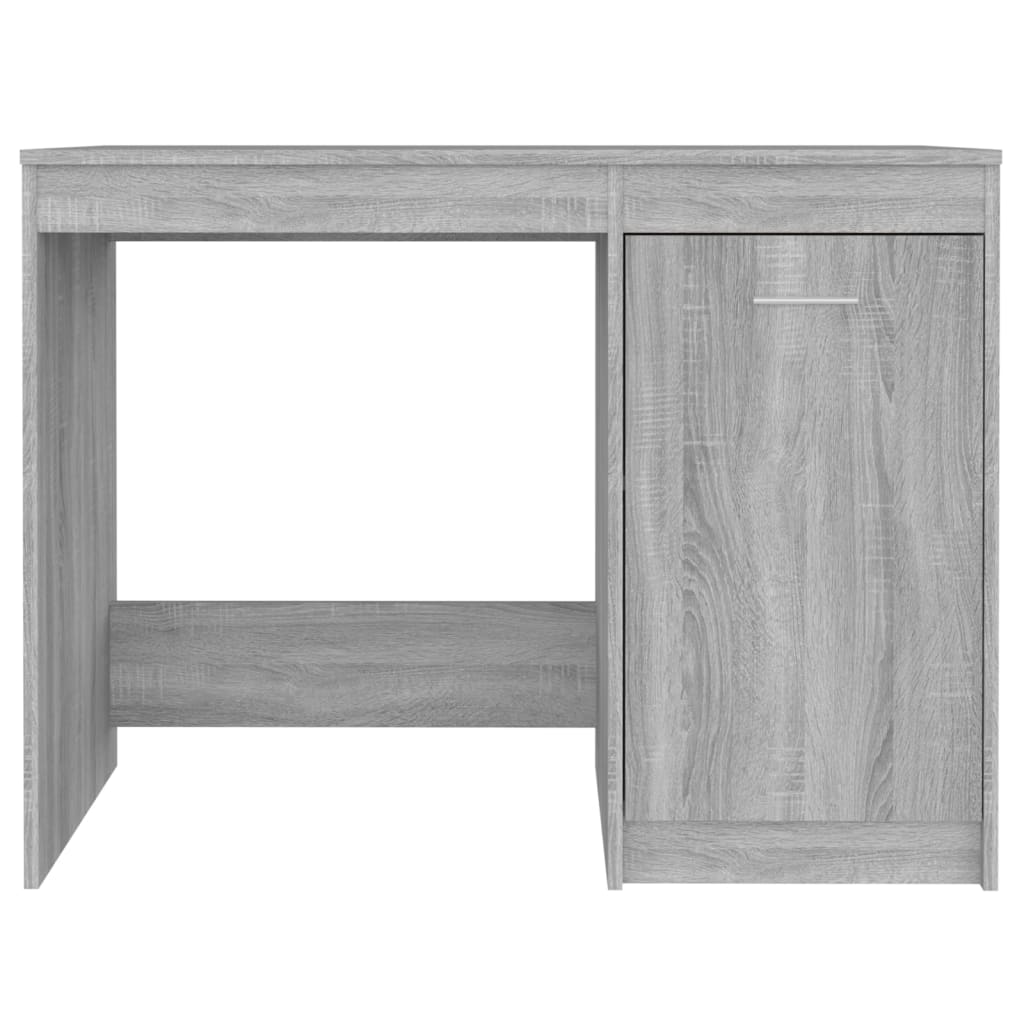 Työpöytä harmaa Sonoma 100x50x76 cm tekninen puu - Sisustajankoti.fi