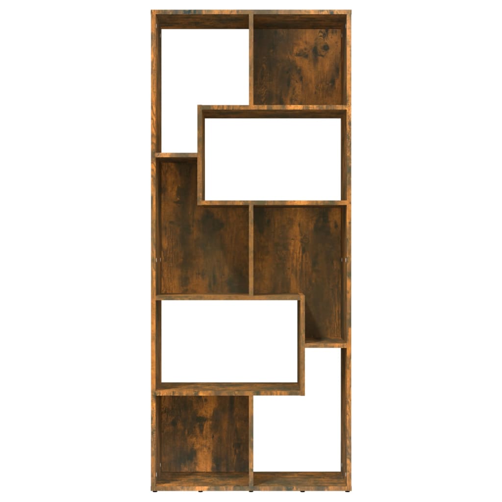 Kirjahylly savutammi 67x24x161 cm tekninen puu - Sisustajankoti.fi