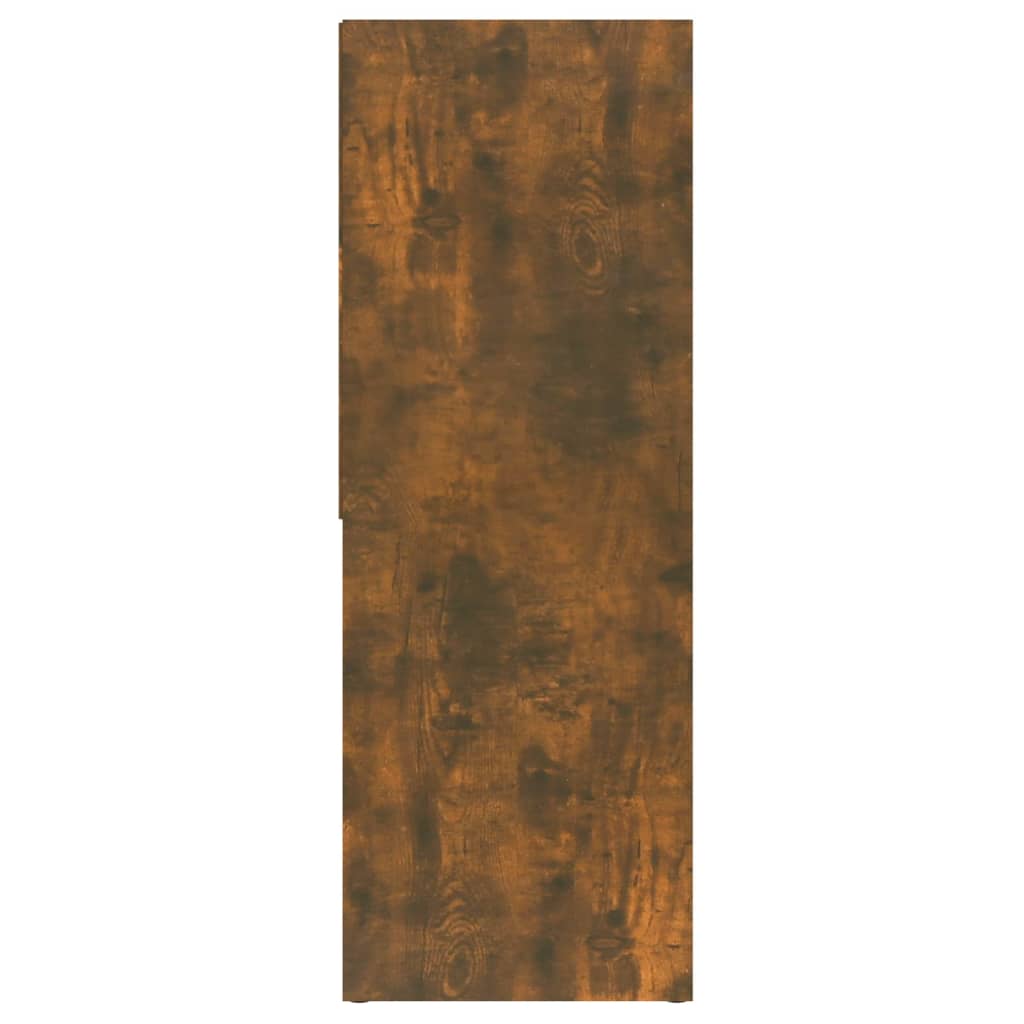 Kirjahylly savutammi 67x24x161 cm tekninen puu - Sisustajankoti.fi