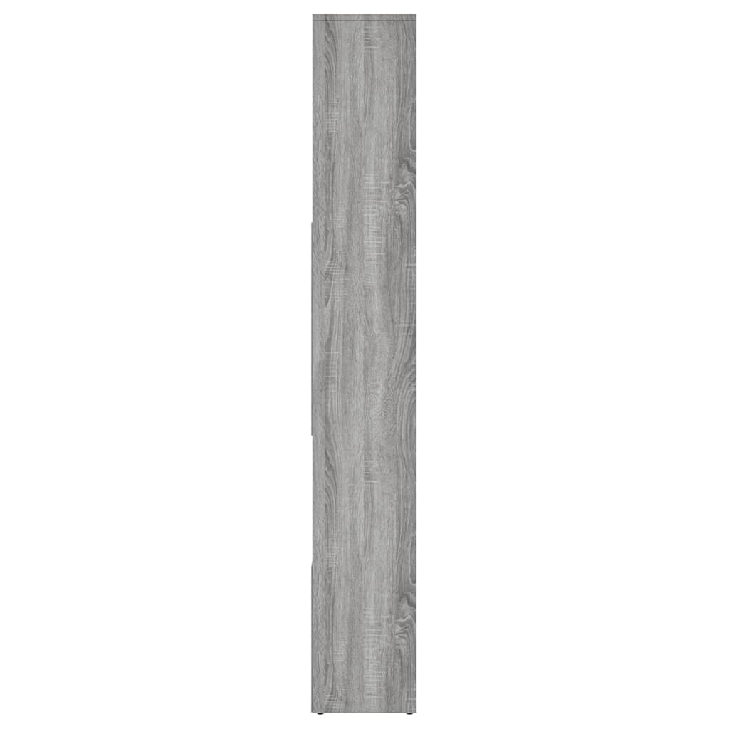 Kirjahylly harmaa Sonoma 67x24x161 cm tekninen puu - Sisustajankoti.fi