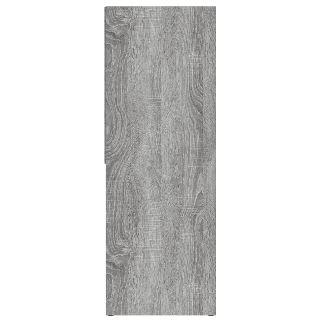 Kirjahylly harmaa Sonoma 67x24x161 cm tekninen puu - Sisustajankoti.fi